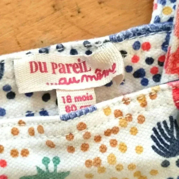 🌟 Du Pareil Safari Overalls 18m - Picture 2 of 6